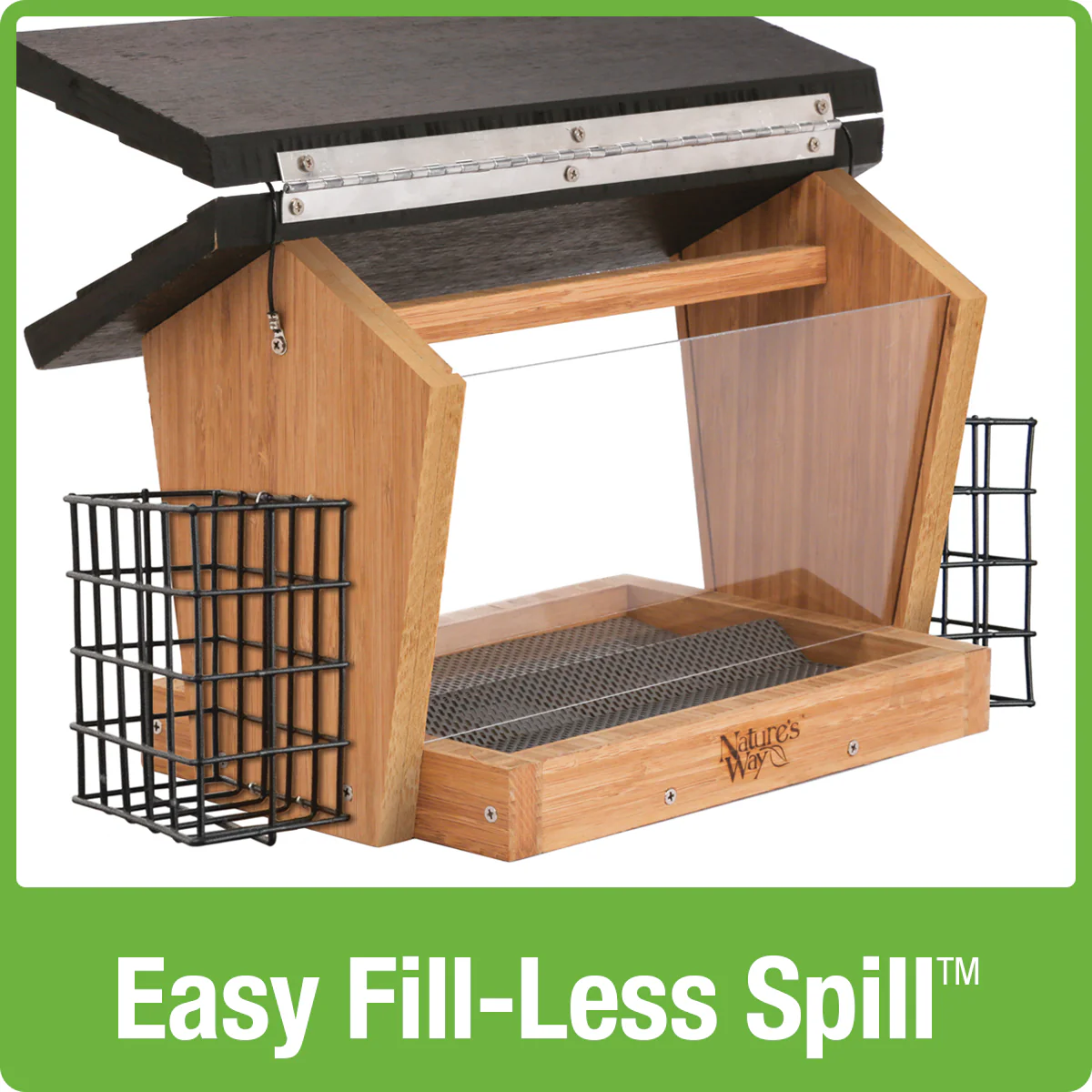6 QT Hopper Feeder w/ 2 Suet cages - Image 3