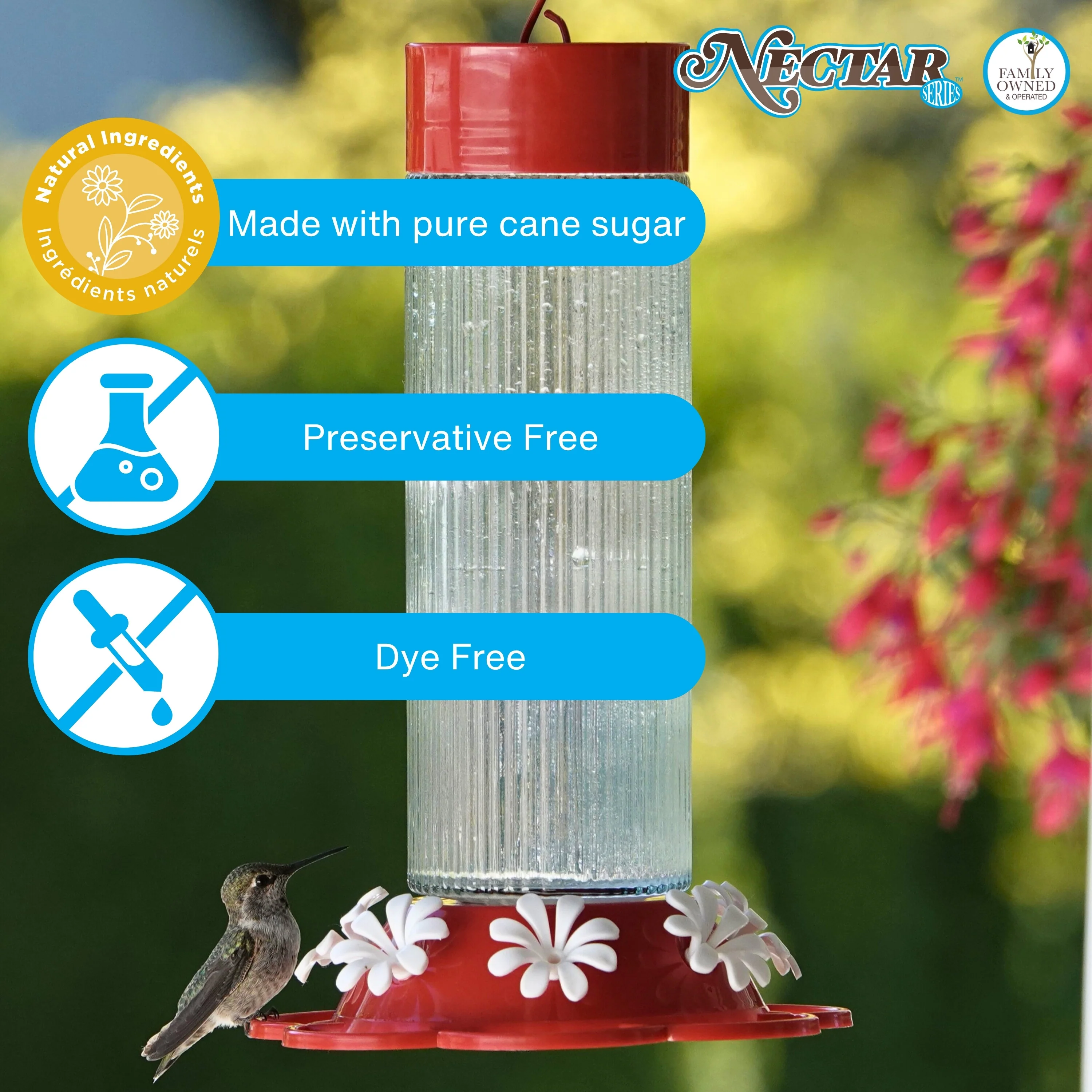 Nectar Series™ Clear Hummingbird Nectar Concentrate, 8.5 oz - Image 4