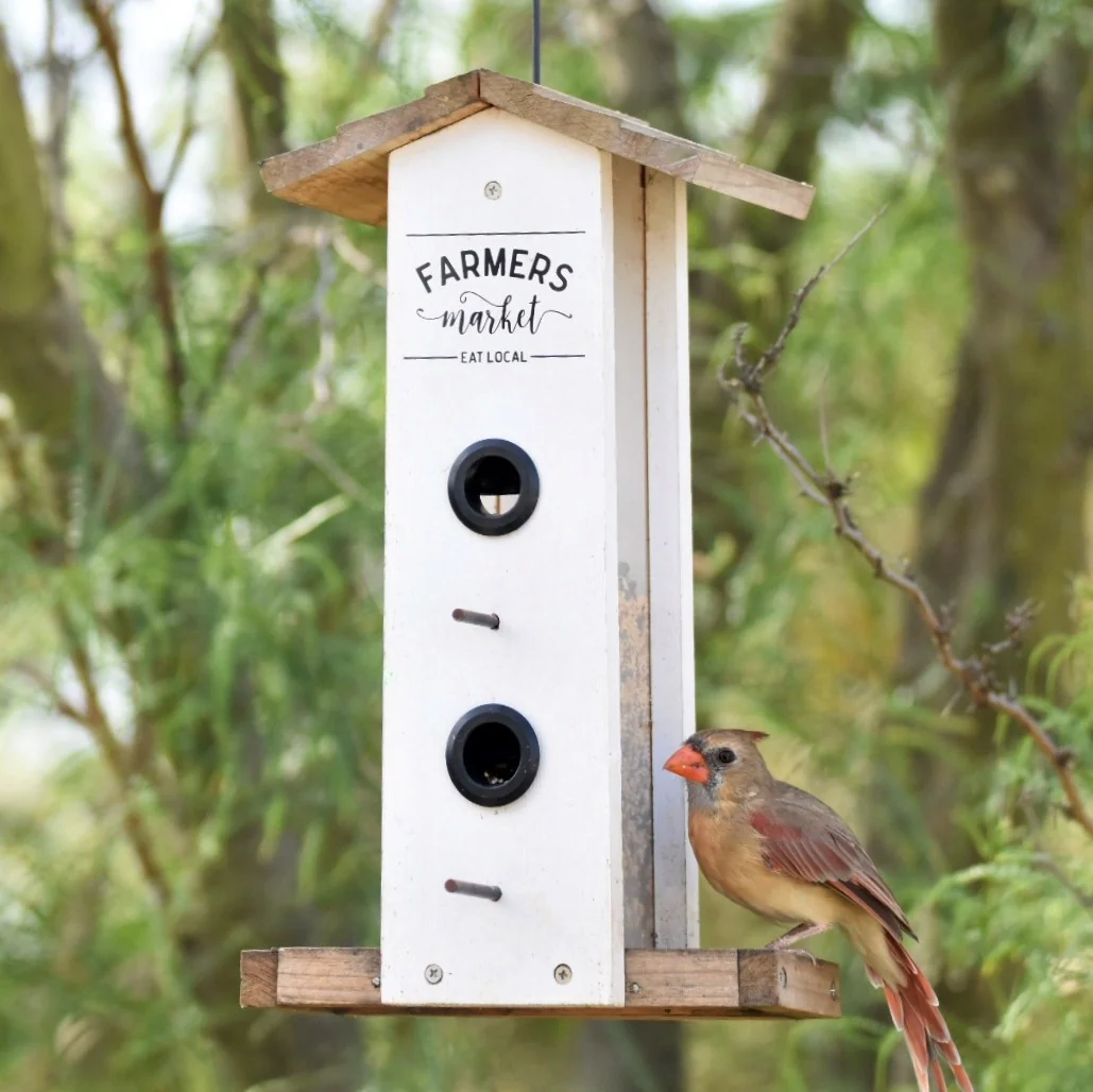Farmhouse Cedar Vertical Feeder - Image 9