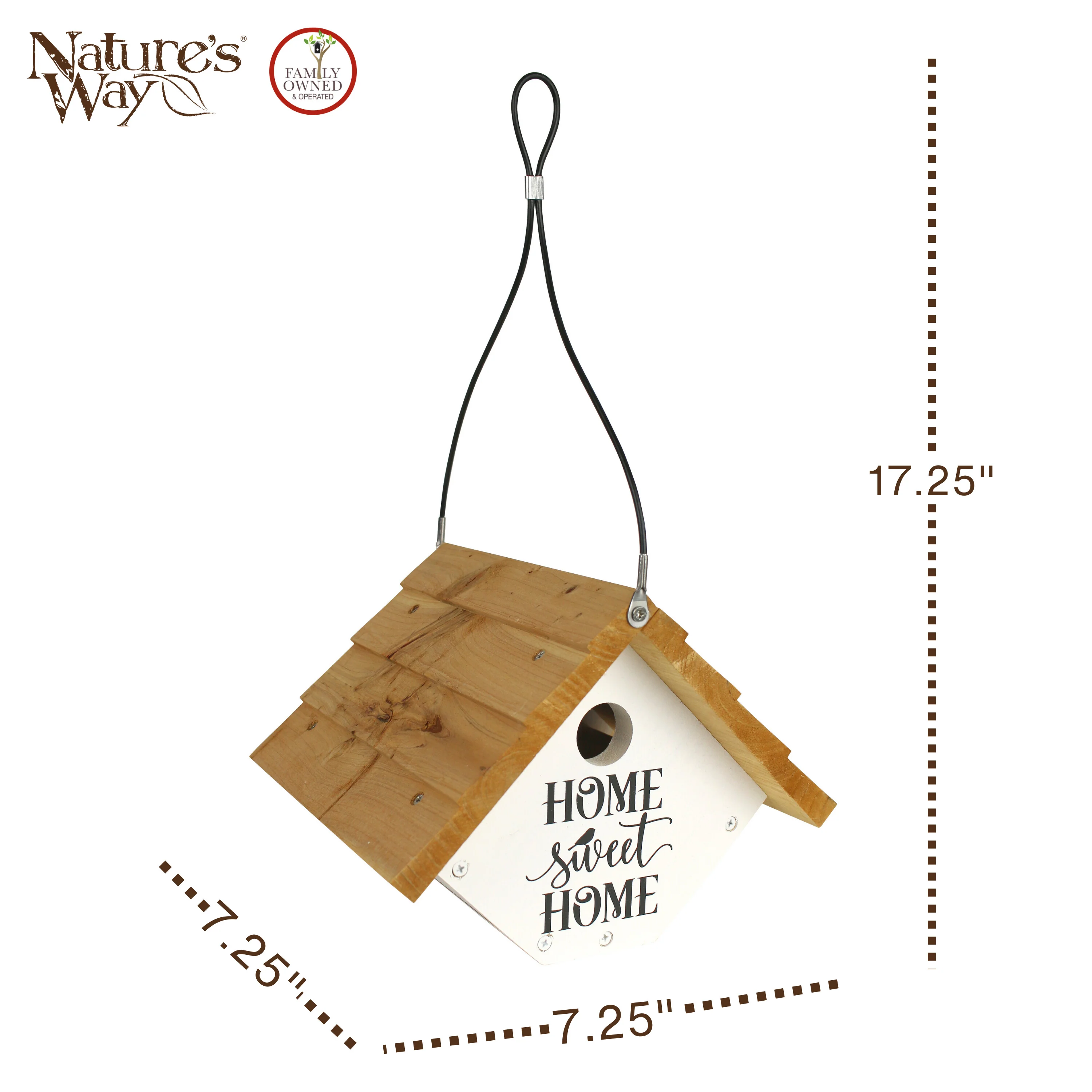 Farmhouse Cedar Wren House - Image 3
