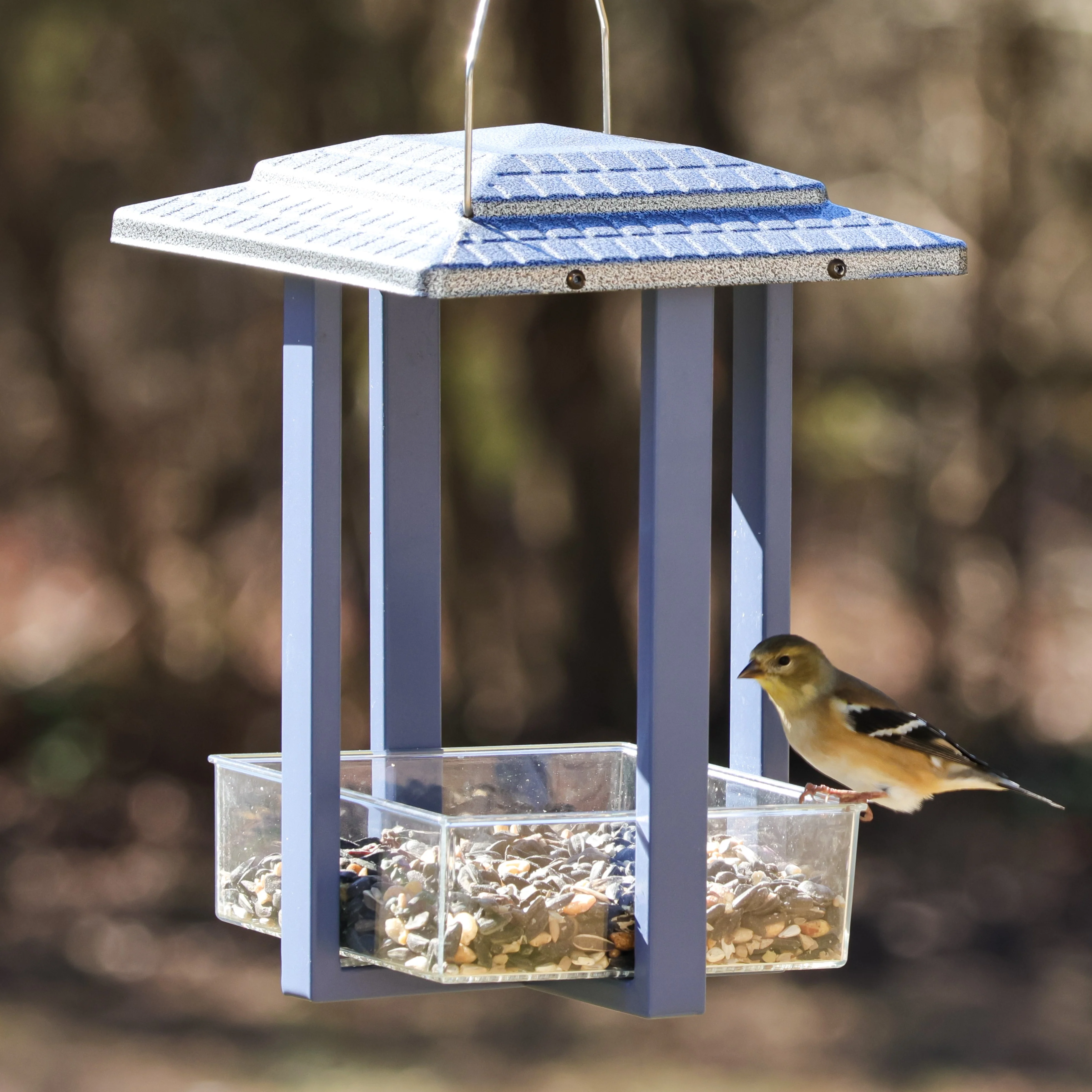 Fly-in Hanging Metal Fly Through Bird Feeder - Image 8