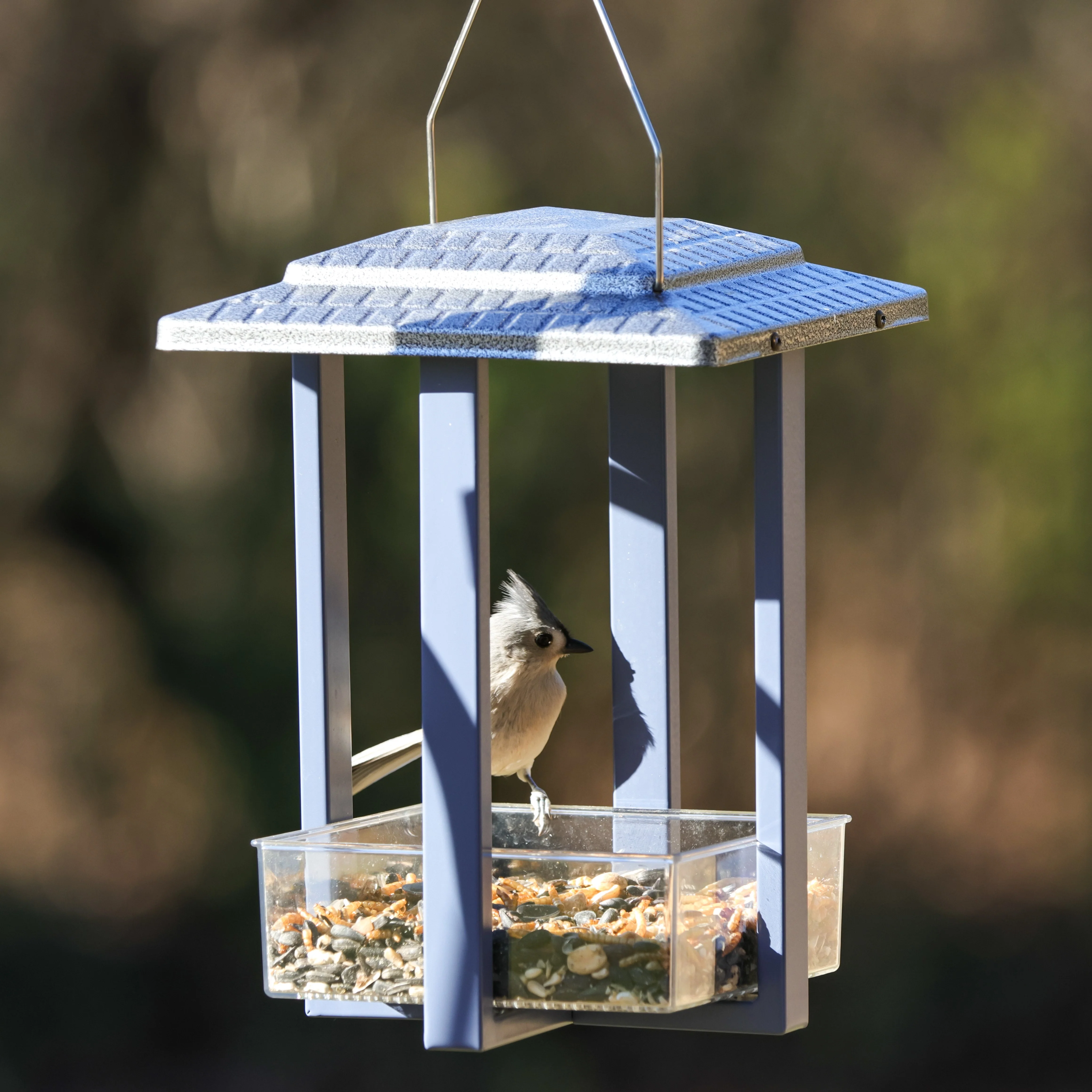 Fly-in Hanging Metal Fly Through Bird Feeder - Image 9