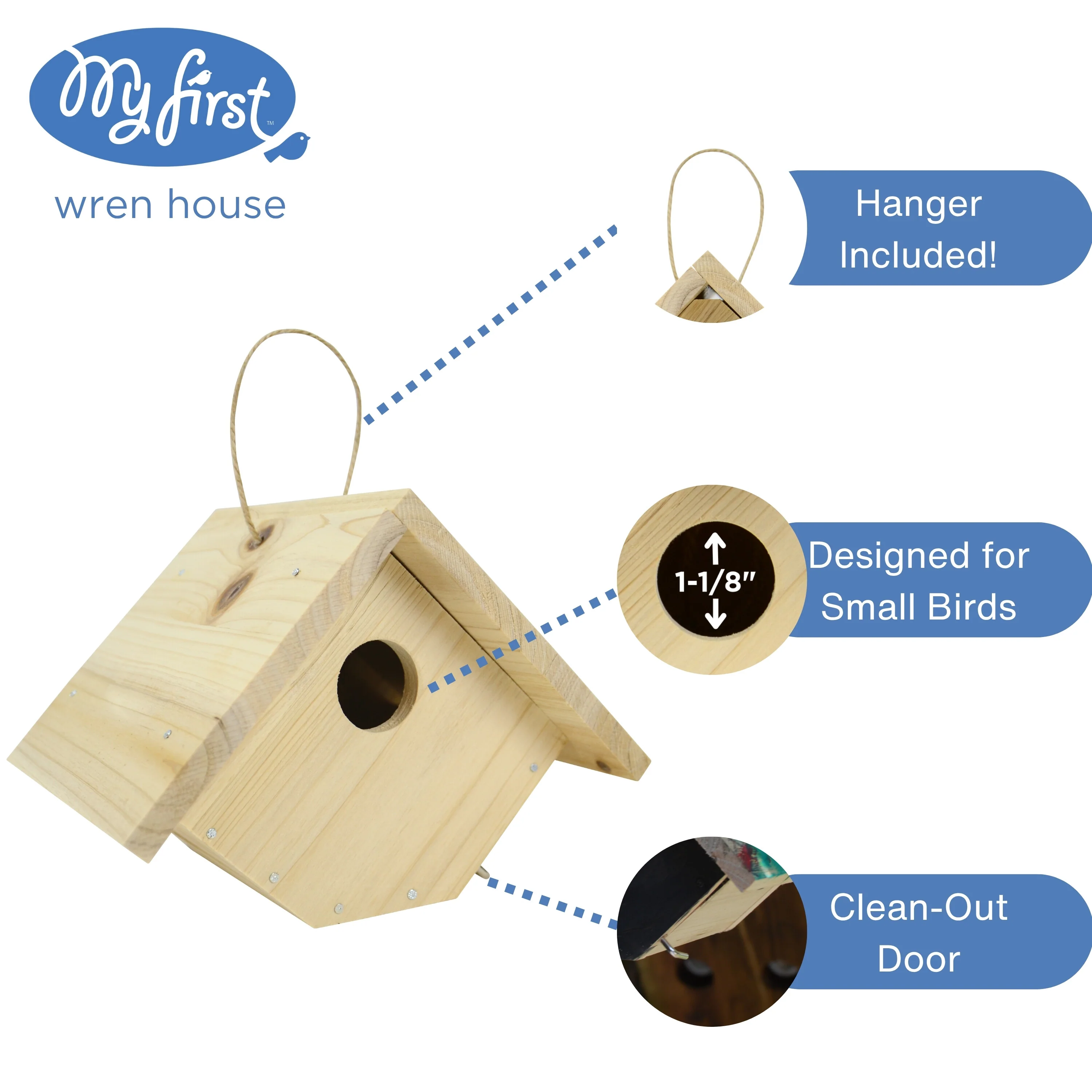 My First™ Build-It-Together Wren House - Image 6