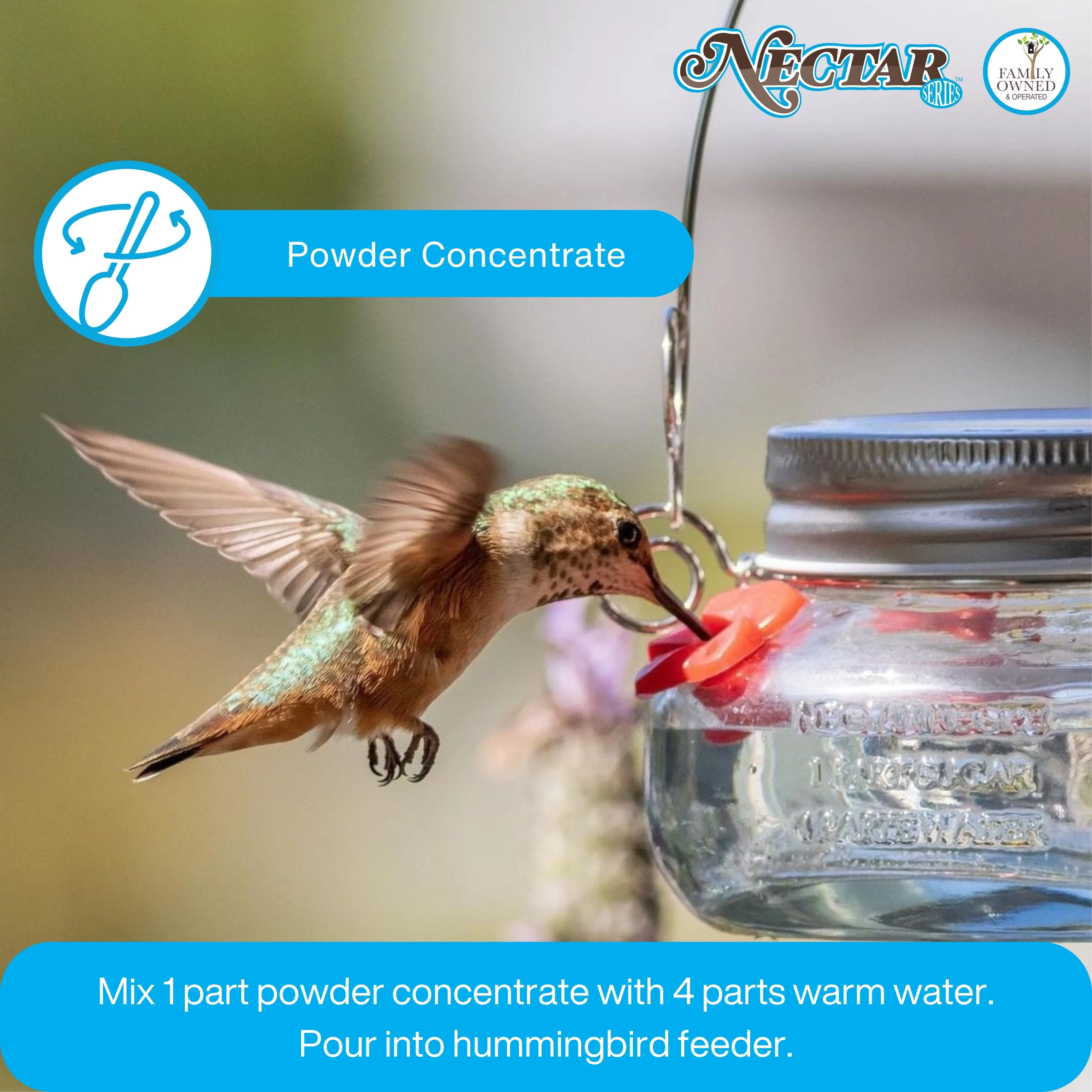Nectar Series™ Clear Hummingbird Nectar Powder Concentrate, 2 lb - Image 7
