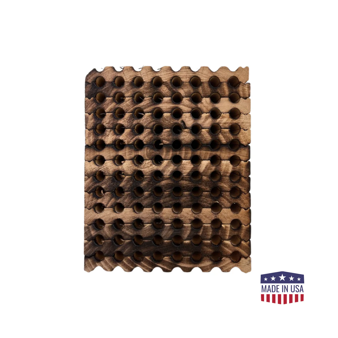 Spring Reusable Wood Trays for Mason Bees - 8mm - Image 2