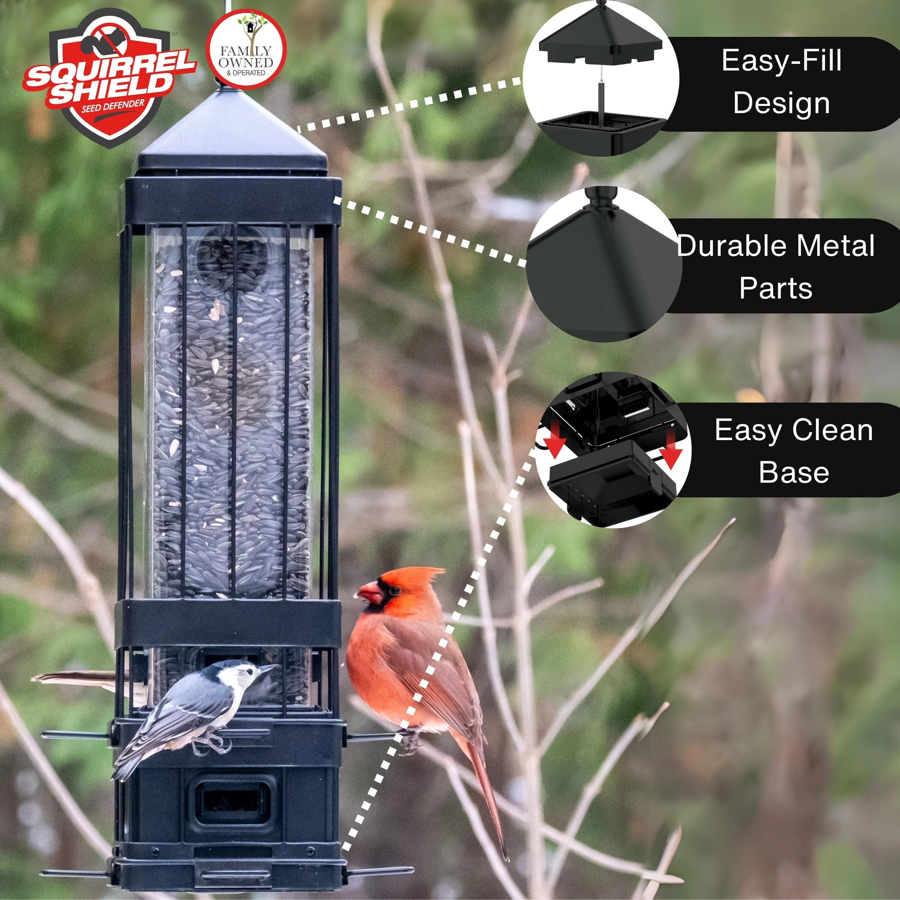Squirrel Shield Advantage Cage Feeder - Image 3