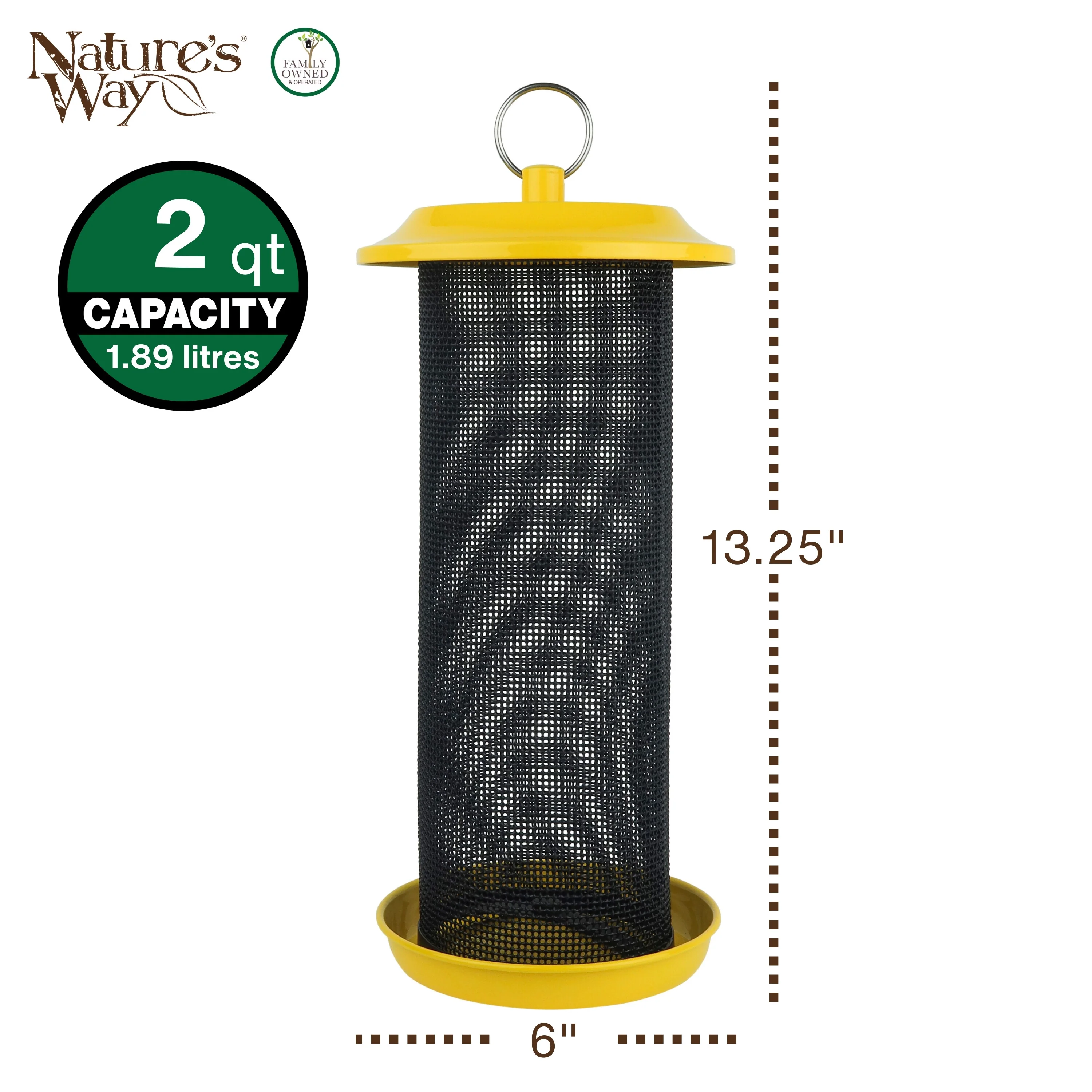 Sunglow Metal Mesh Thistle Bird Feeder - Image 2