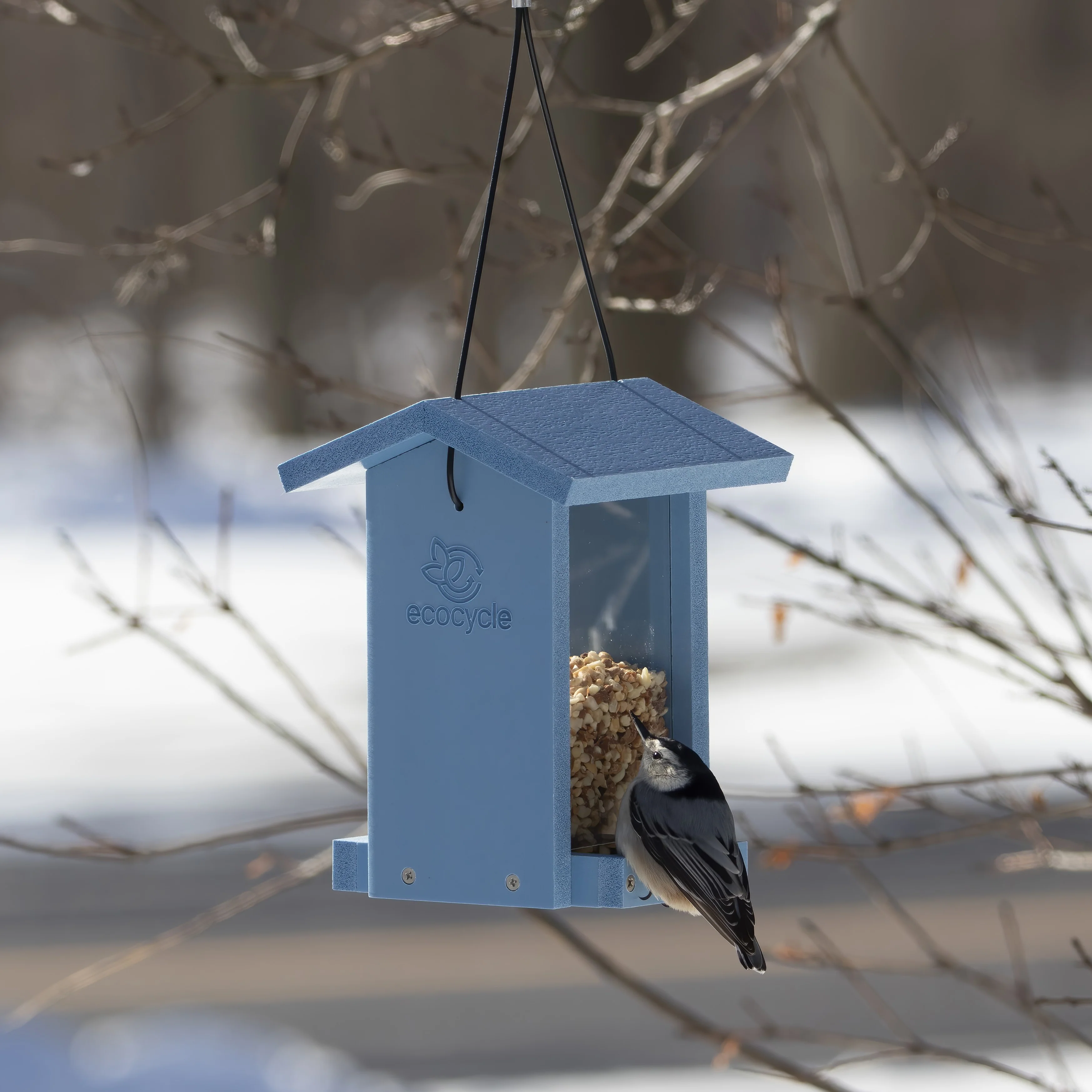 Tasty Tidbit Recycled Plastic Bird Feeder - Image 9