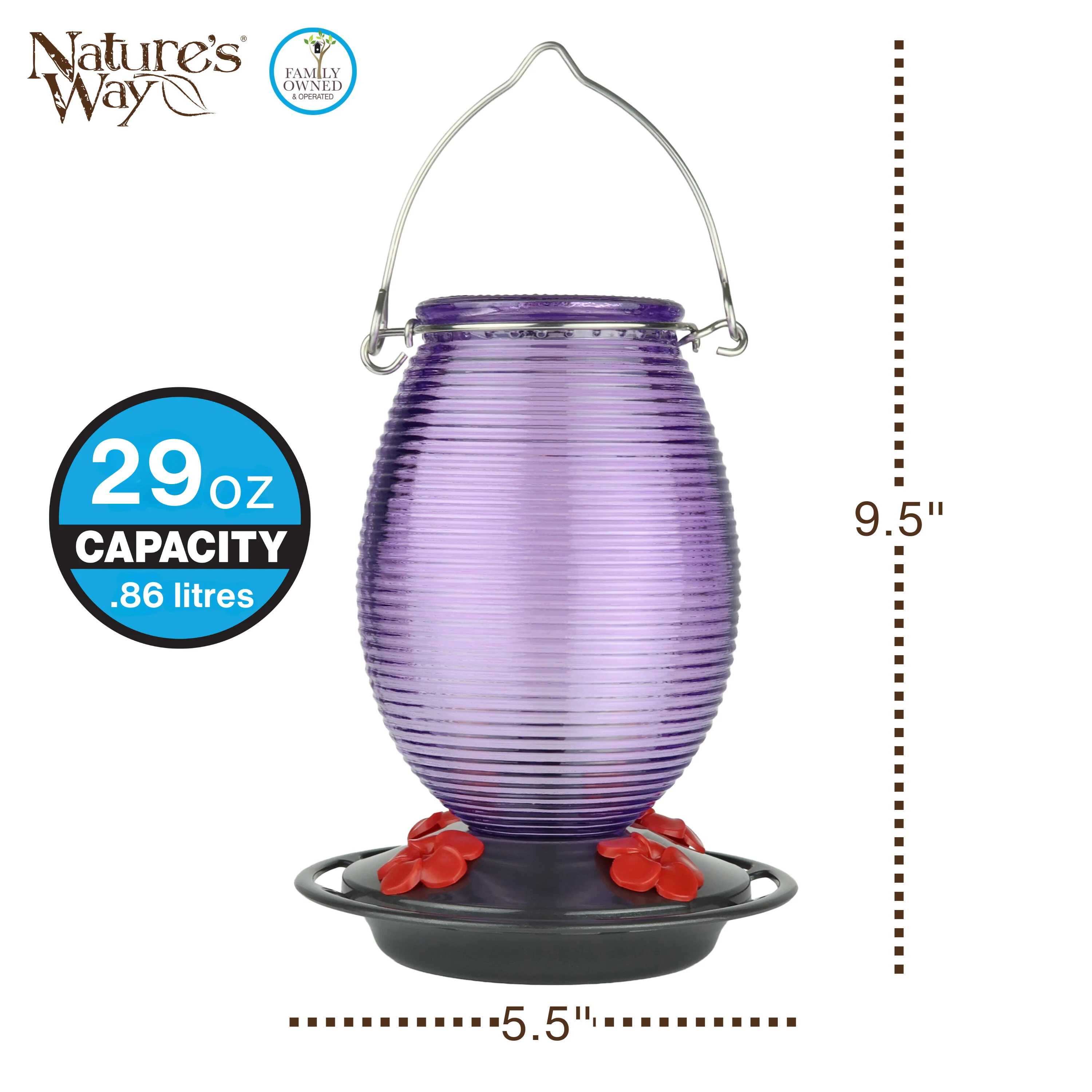 Twilight Dreams Antique Hummingbird Gravity Feeder - Image 3
