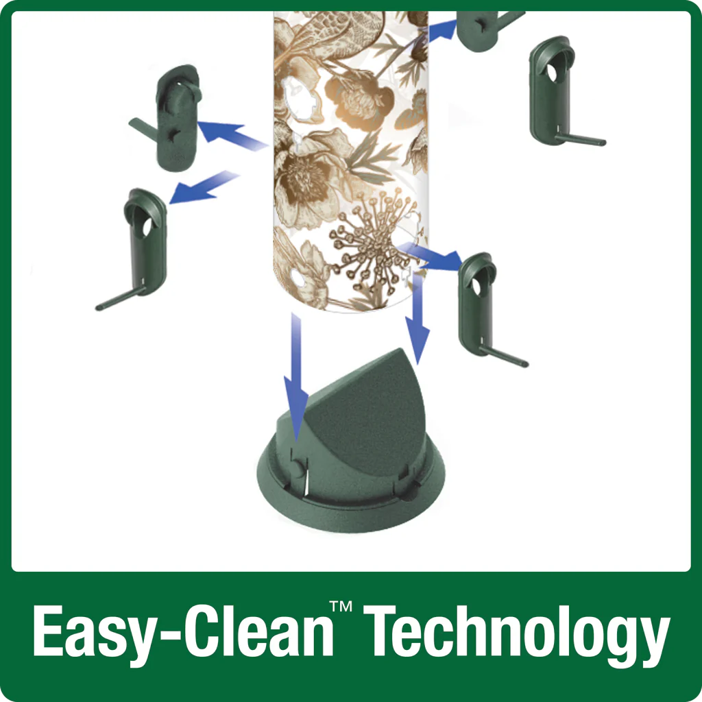 Vintage Deluxe Easy Clean Tube Feeder - Image 4