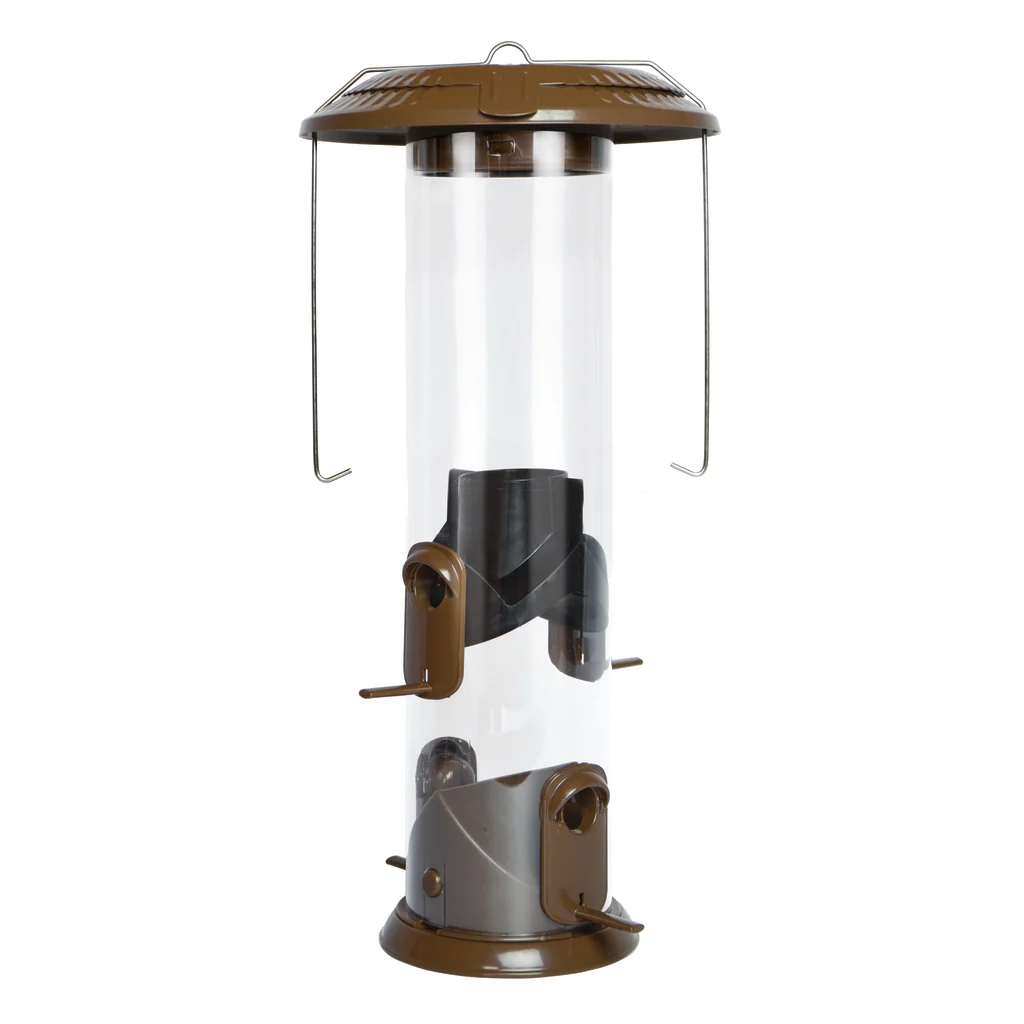 Wide Deluxe Funnel Flip-Top Tube Feeder